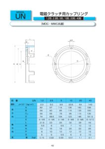 7. MD系列 乾式多板 電磁式 Ogura Clutch 離合器 制動器 規格表 4