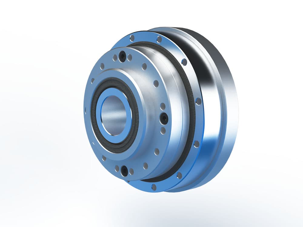志城實業 2026 台北自動化展：Harmonic Drive 展出機種規格與適用場合，圖 6：SHF 2UH LW 為帽型的中空模組型，特徵是大口徑中空孔與薄型結構